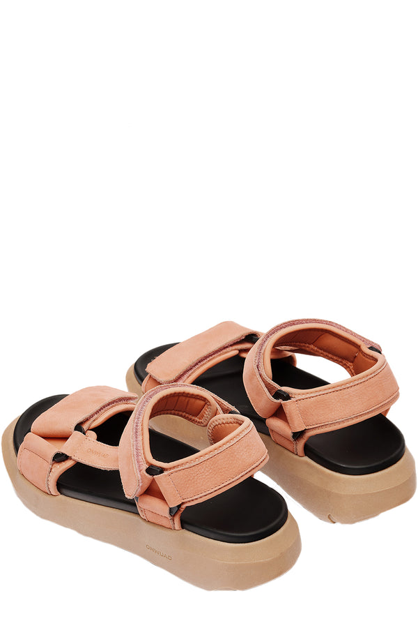 The Schon Tech Sandals in peach colour from the brand Onwuad