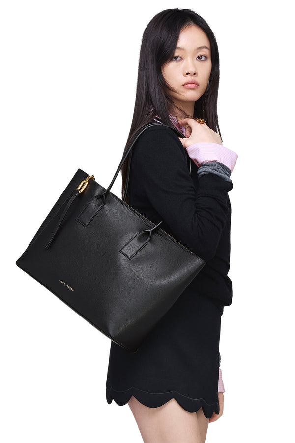 Pop J Marc Leather Work Tote Bag