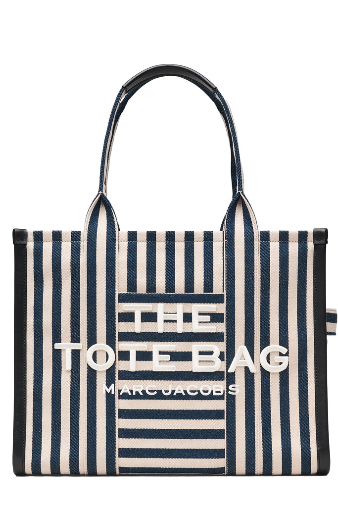 The Large Stripe Canvas Tote Bag