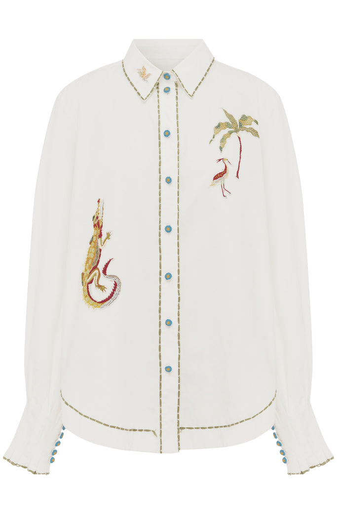 Camelia Embellished Shirt