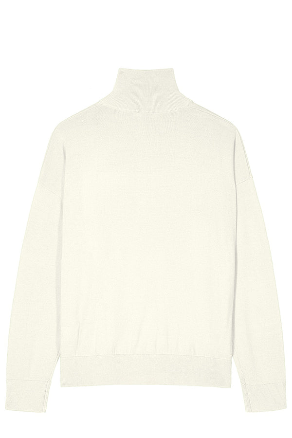Quarter-Zip Turtleneck Jumper