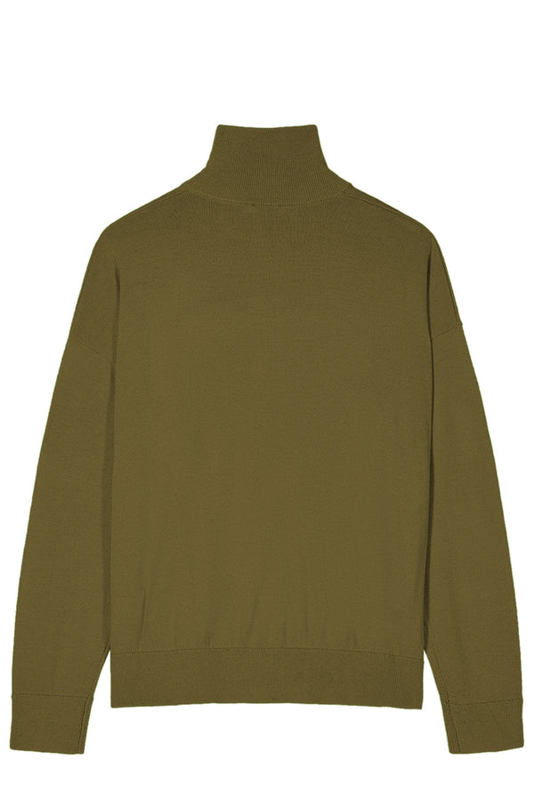 Quarter-Zip Turtleneck Jumper