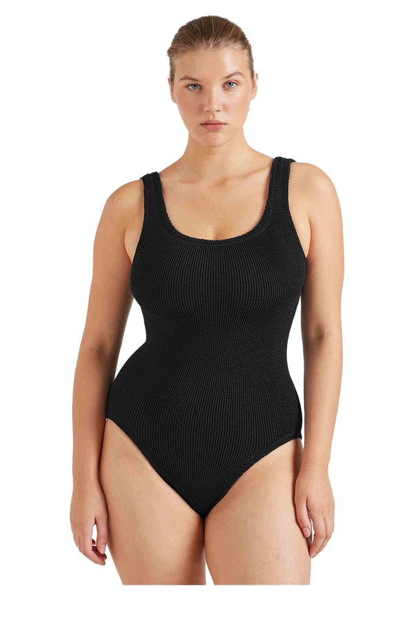 Coverage Square-Neck Swimsuit