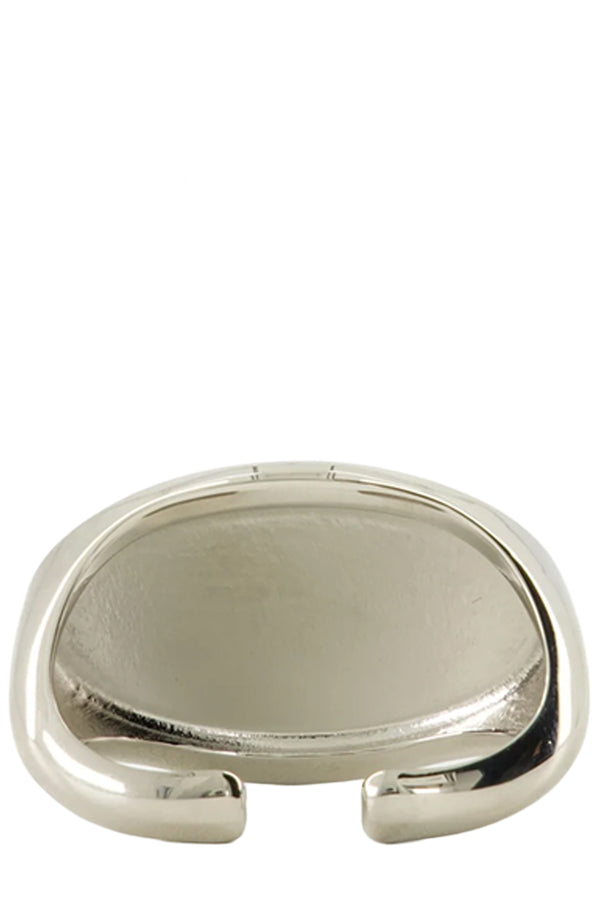 Logo-Detailed Oval Ring