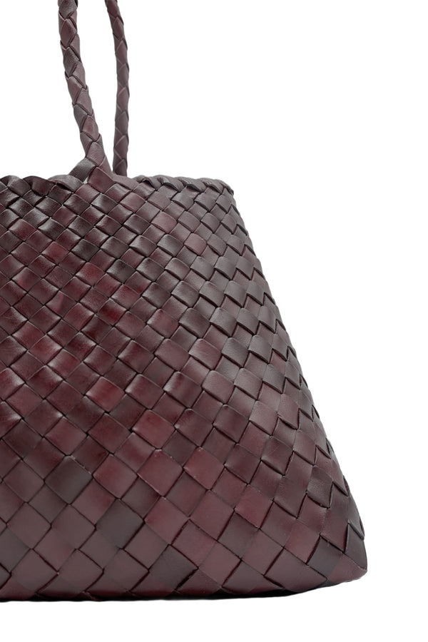 Big Santa Croce Woven Leather Bag