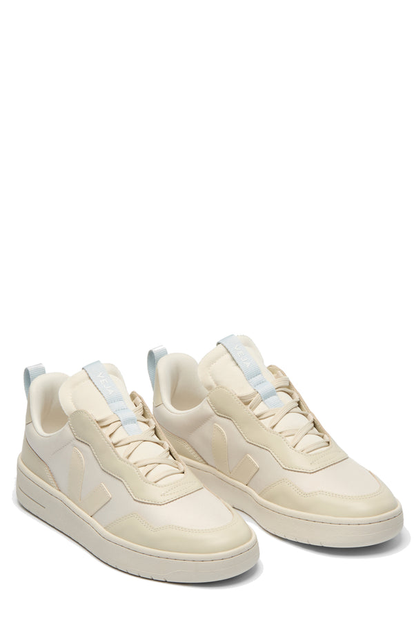 VEJA x CFCL V-90 Organic-Traced Leather Sneakers