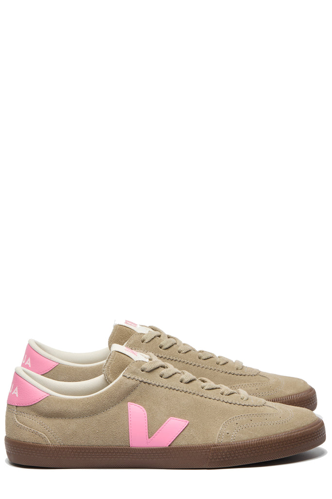 Volley Organic-Traced Leather Sneakers