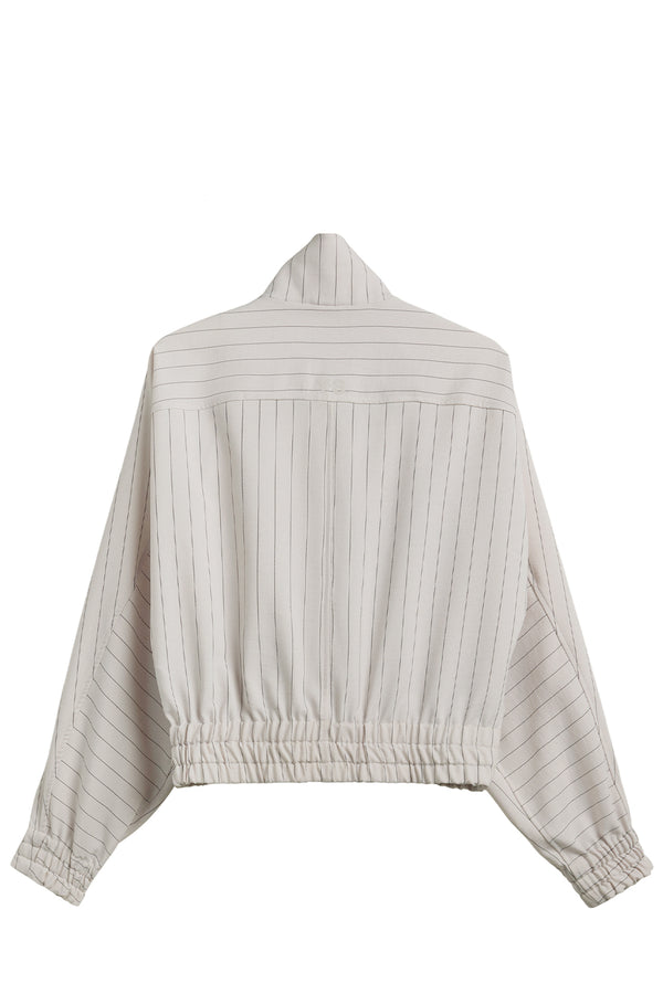 Pinstripe Sport Uniform Blouson