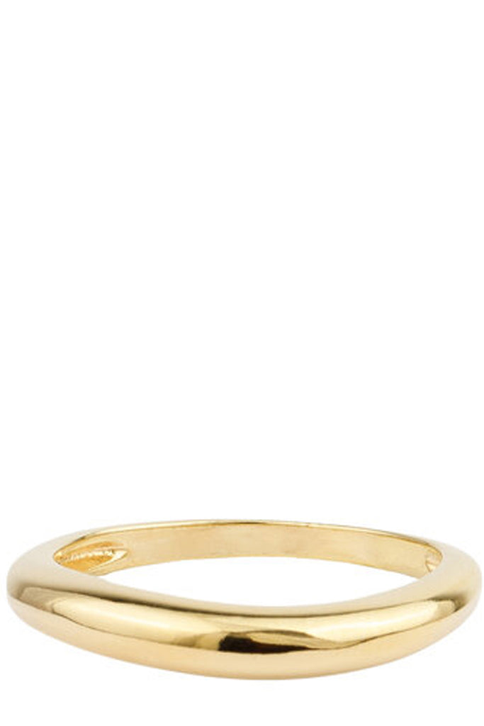 The basic medium ring in gold colour from the brand ALL THE LUCK IN THE WORLD