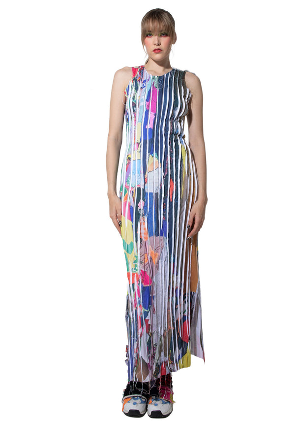 Textured Illusion Dress