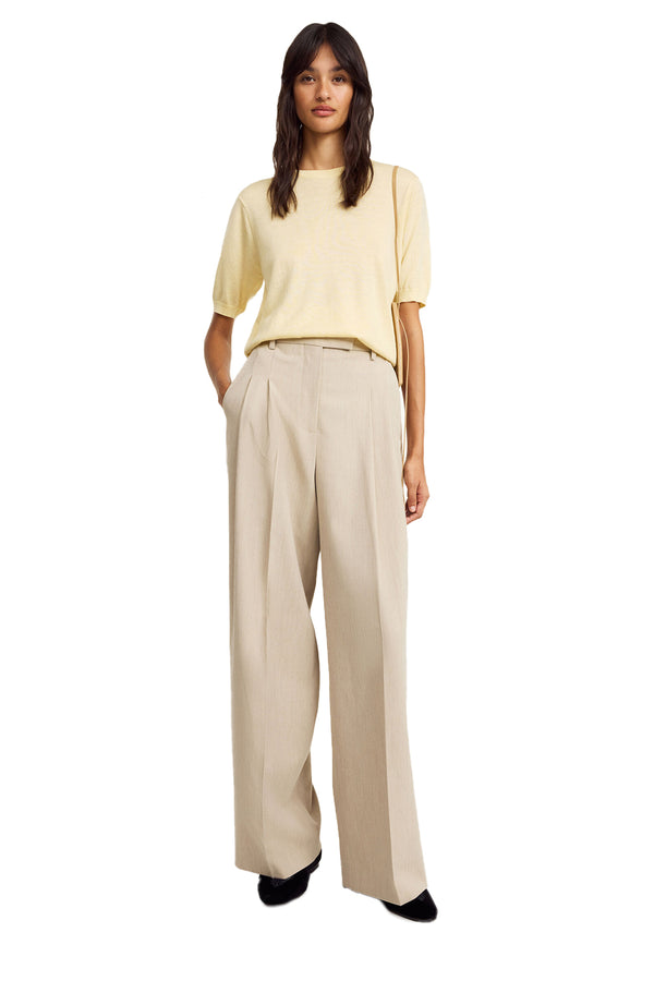 Cymbaria High-Waist Wide-Leg Trousers