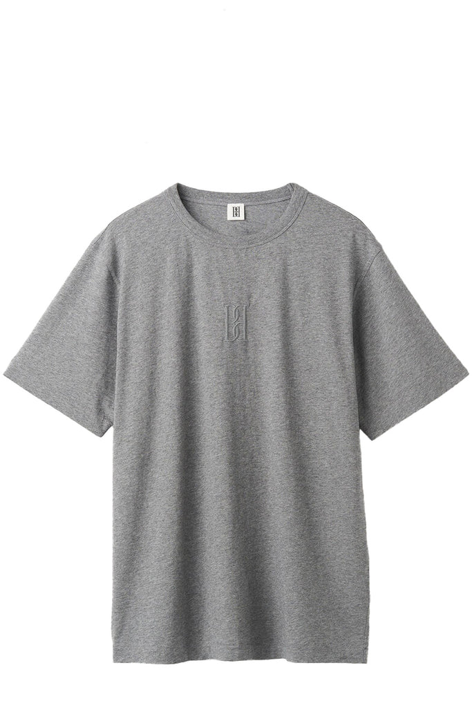 The Fayeh Loose-Fit Organic-Cotton T-Shirt in grey colour from the brand BY MALENE BIRGER