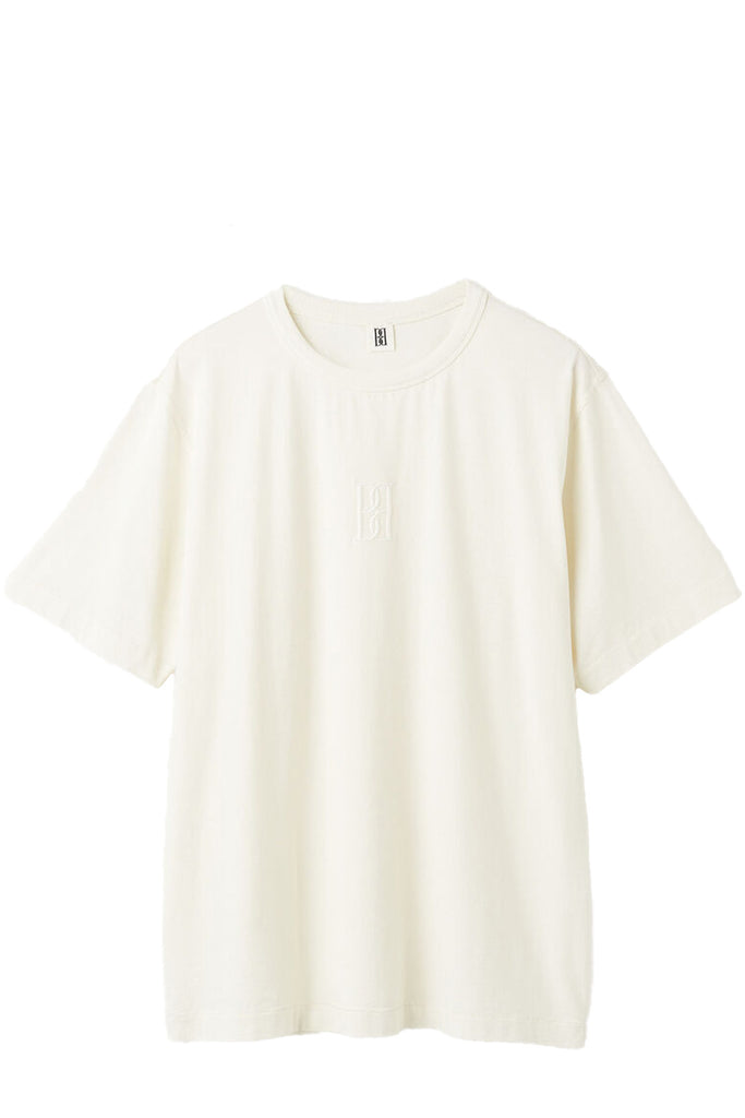 The Fayeh Loose-Fit Organic-Cotton T-Shirt in white colour from the brand BY MALENE BIRGER