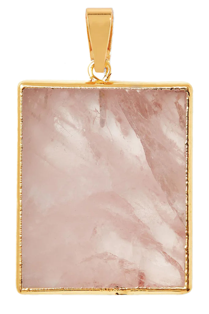 The Rose Quartz pendant from the brand CRYSTAL HAZE