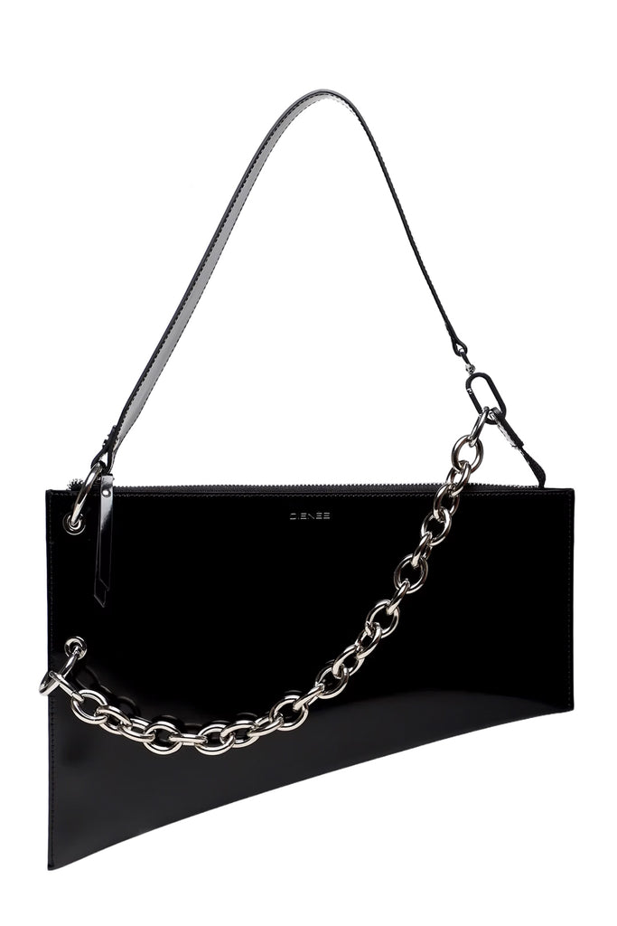 Saund Semi Patent Leather Bag