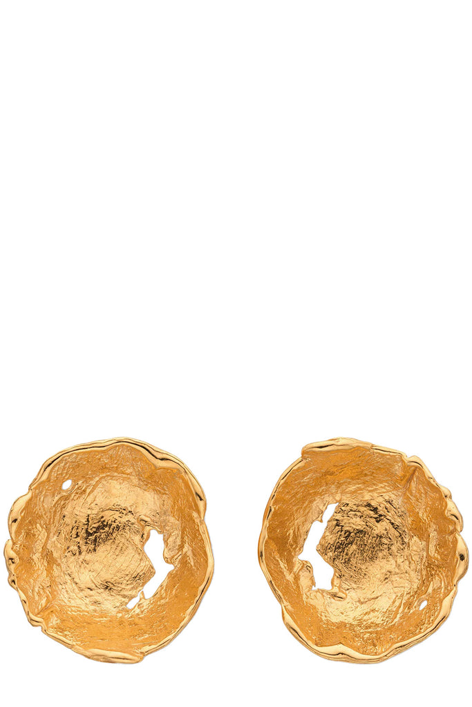 The vacation sun earrings in gold color from the brand EVA REMENYI