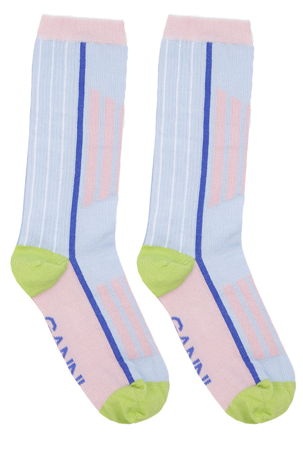 The multicolor socks in multicolor from the brand GANNI