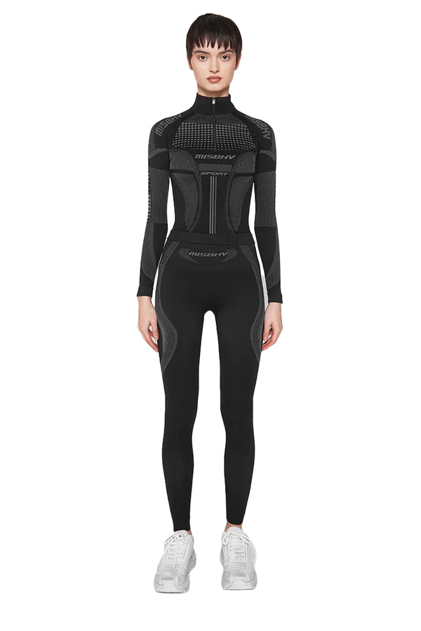Europa Quarter-Zip Longsleeve Sport Top