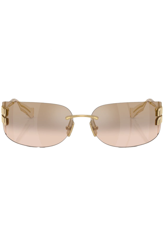 Logo-Detail Frameless Sunglasses