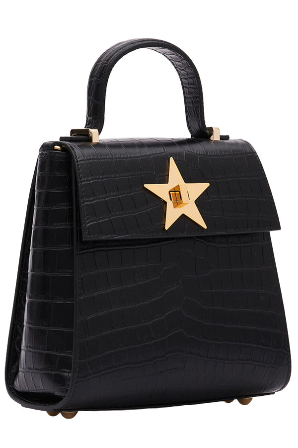 The Star mini bag in black color from the brand NINI