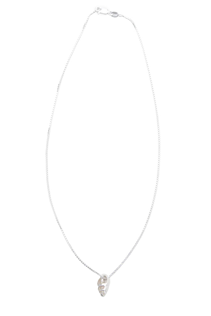 Venus Pearl Silk Necklace With Box Chain
