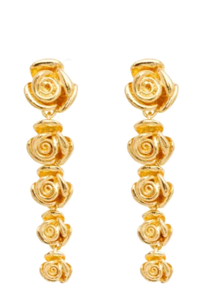 The Rose Quintet stud earrings in gold colour from the brand PICO COPENHAGEN