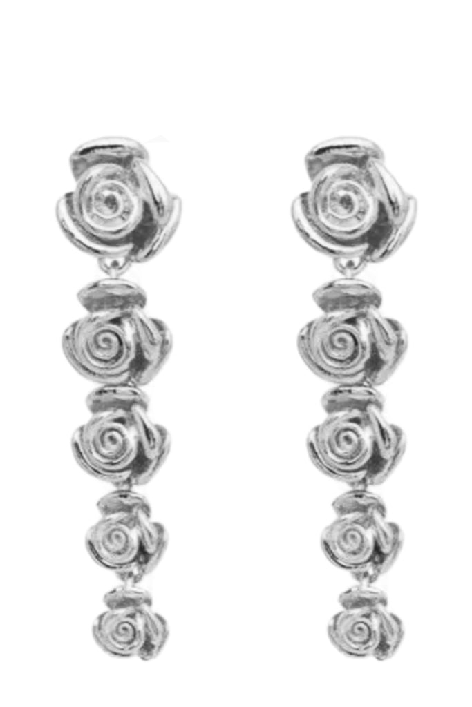 The Rose Quintet stud earrings in silver colour from the brand PICO COPENHAGEN