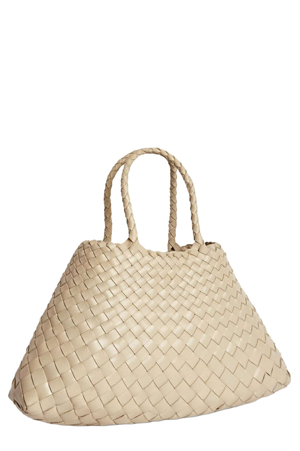 Small Santa Croce Woven Leather Bag