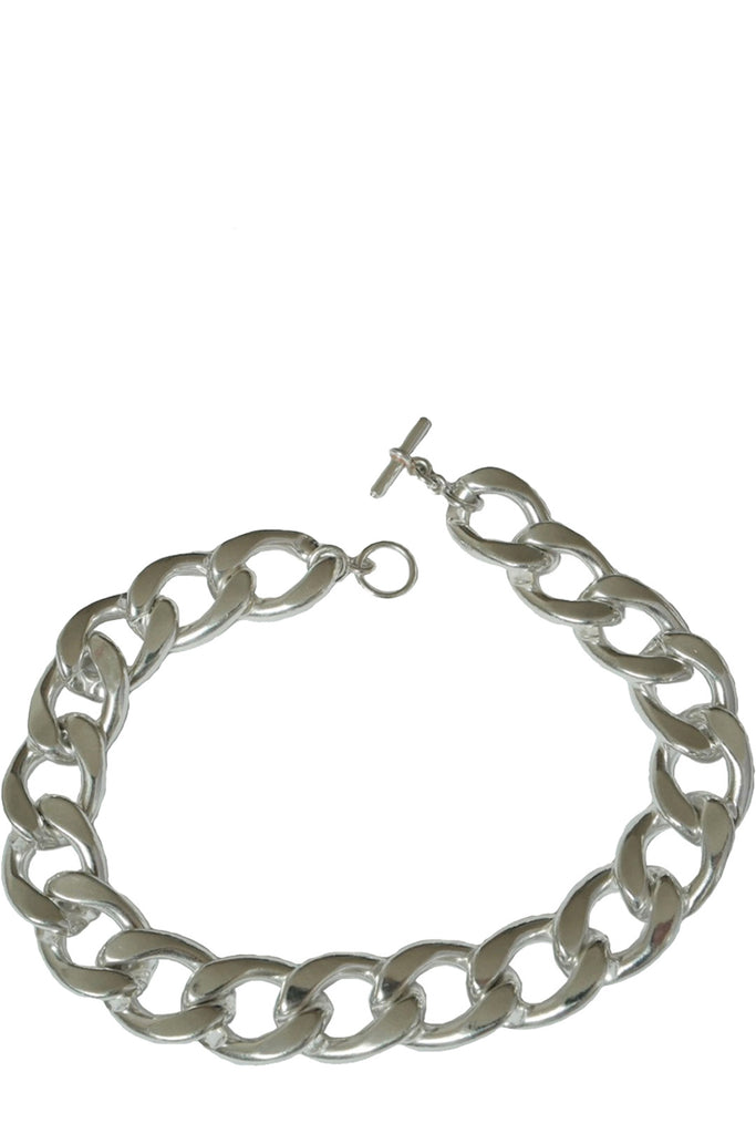The Bold Grand Collier in silver colour from the brand SASKIA DIEZ