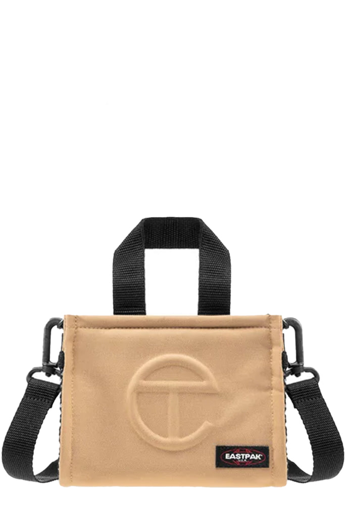 The Telfar X Eastpack Shopper S Totebag in khaki colour from the brand TELFAR X EASTPAK