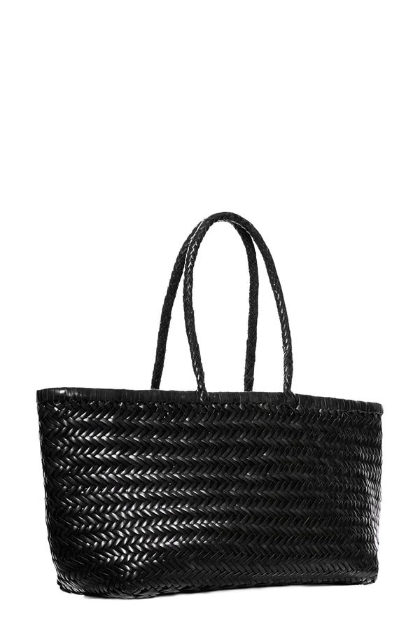 Big Bamboo Triple Jump Woven Leather Bag