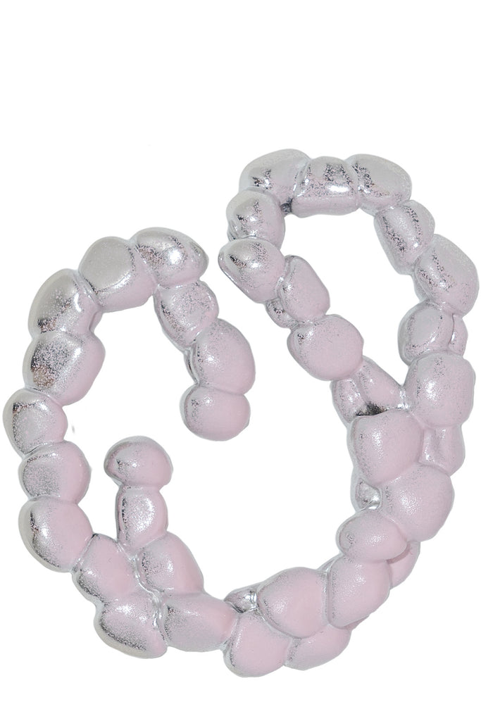 The Branch Clustered With Bloomy Rosy Peaches in silver and pink colours from the brand UTO