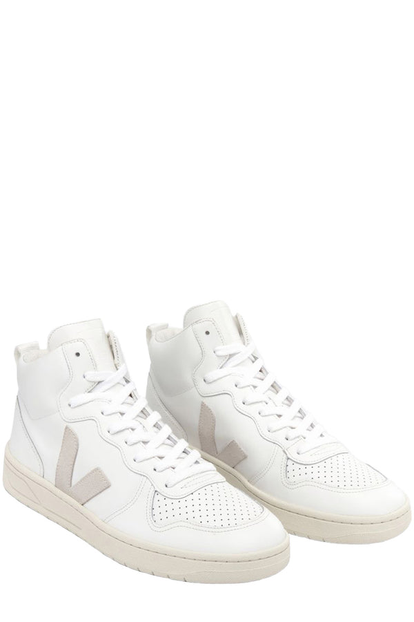 The V-15 leather sneakers in extra white color from the brand VEJA