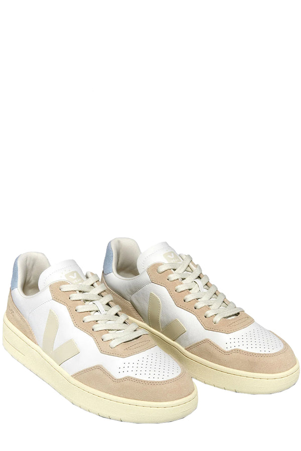 V-90 Organic-Traced Leather Sneakers