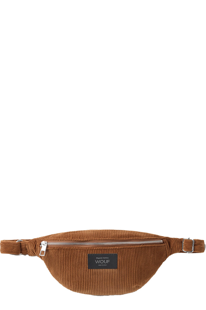 The Caramel waist bag in brown colour from the brand WOUF