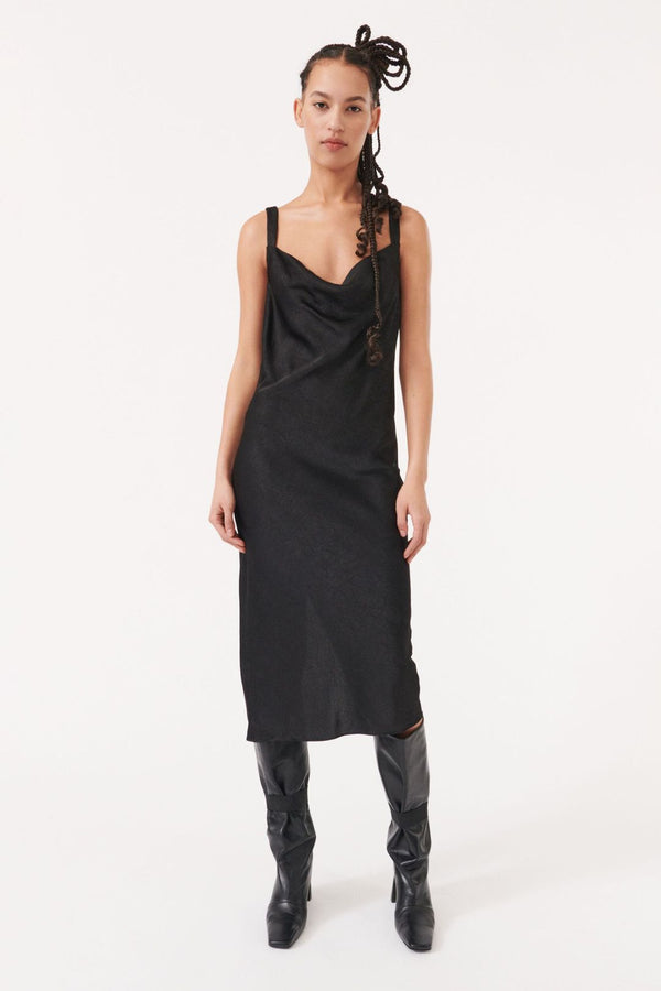 Agamora Slim-Fit Midi Dress