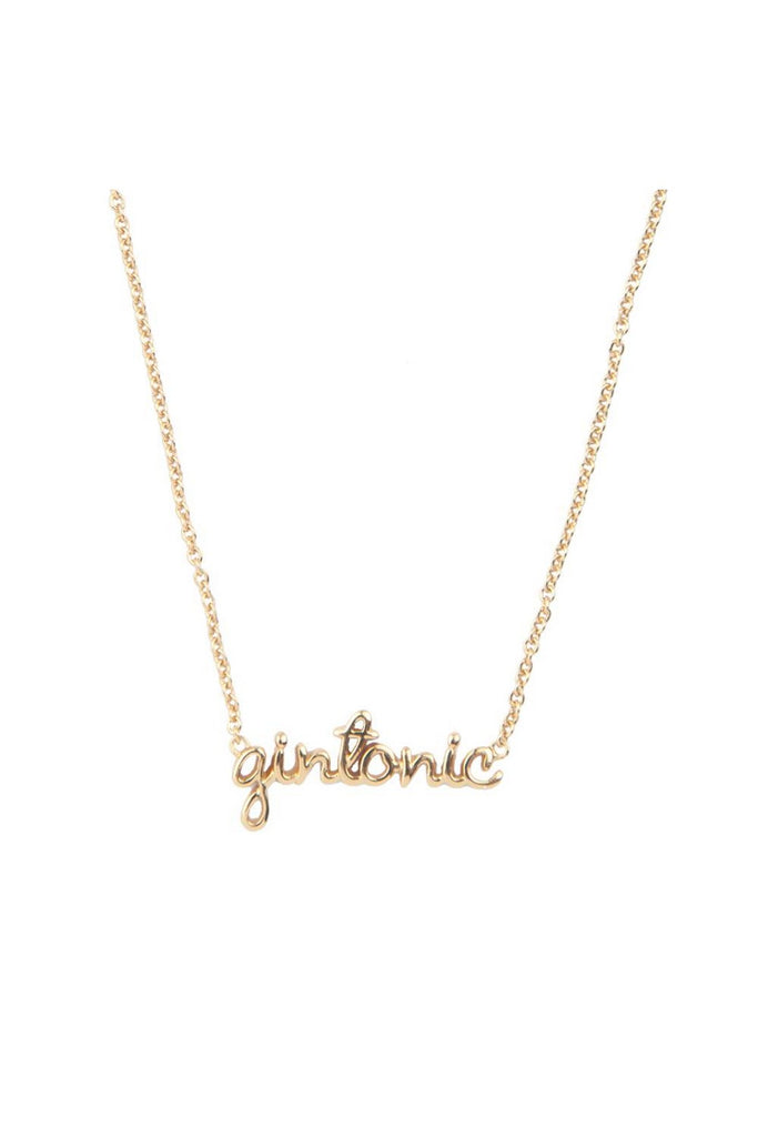 Gin Tonic Necklace