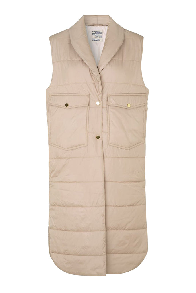 The Diona Recycled Polyester Waistcoat in white colour from the brand BAUM UND PFERDGARTEN
