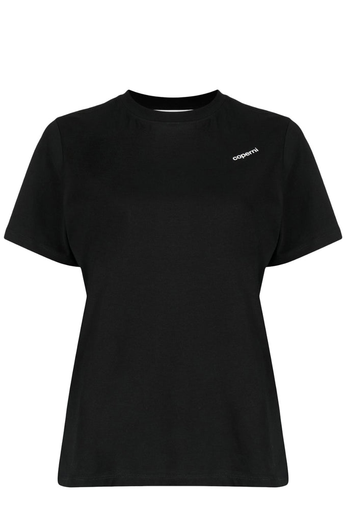 The logo-embellished boxy-fit T-shirt in black color from the brand COPERNI