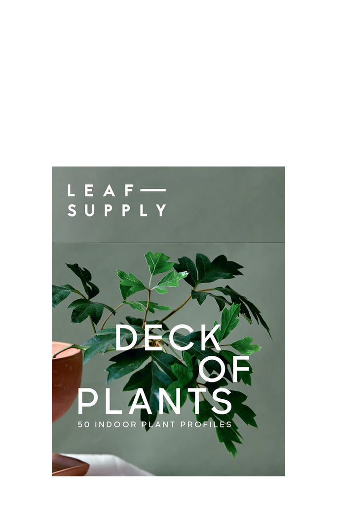 Leaf Supply Deck Of Plants: 50 Indoor Plant Profiles By Lauren Camilleri & Sophia Kaplan