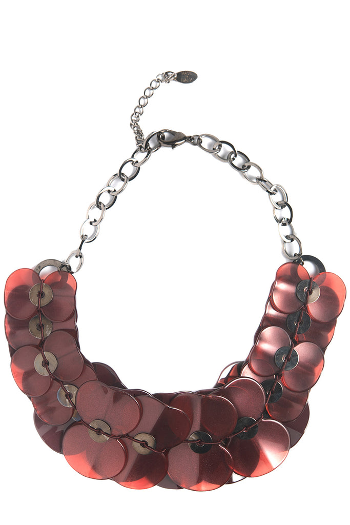 The Marsala necklace from the brand Marina Fossati