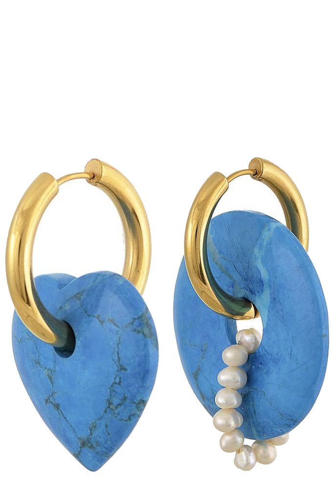 The Addicted To Love earrings in gold color from the brand MAYOL JEWELRY