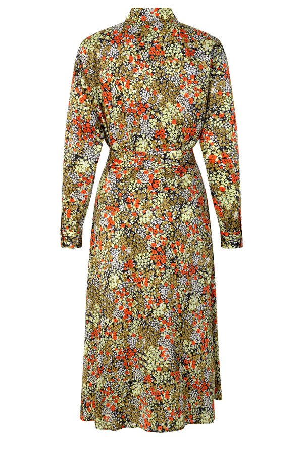 Asta Floral-Print Organic Cotton Shirt Dress