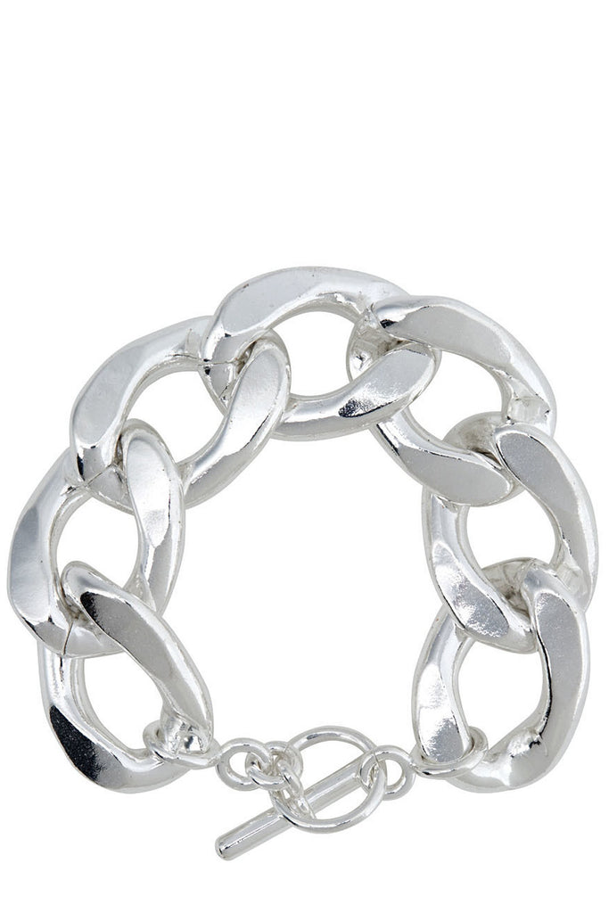 The bold grand bracelet in silver color from the brand SASKIA DIEZ
